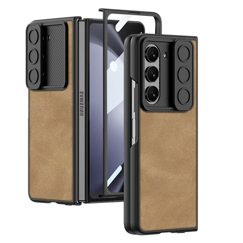 Samsung Galaxy Z Fold 5 The
ather Case and GKK Screen Protector