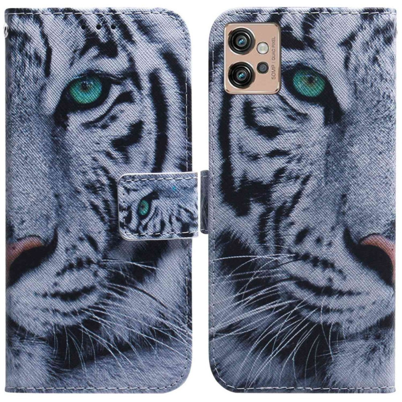 Moto G32 Tiger Case White