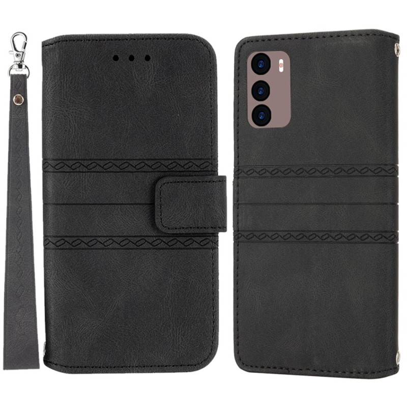 Moto G42 Case Frieze and Strap