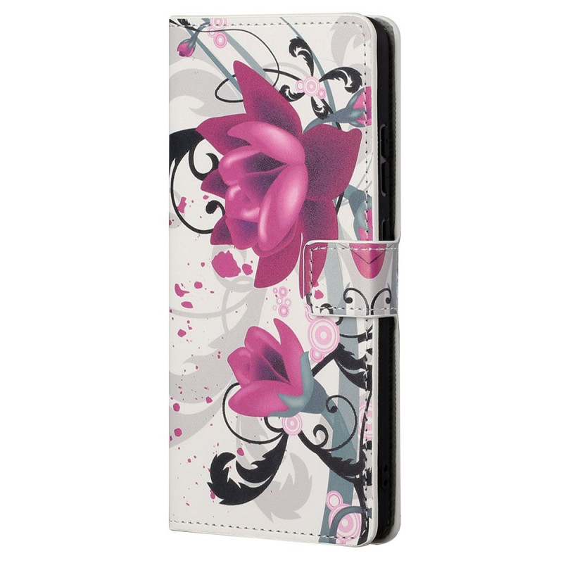 Moto G22 Tropical Flowers Case