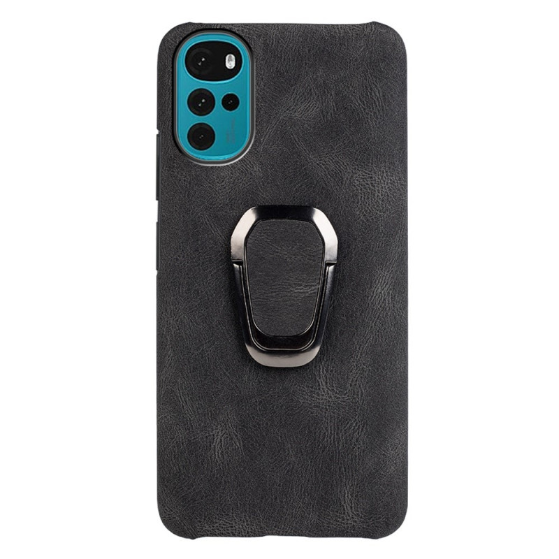 Moto G22 The
ather Effect Case Support Ring