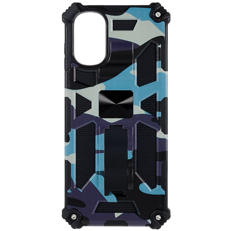 Moto G22 Camouflage Case Removable Stand