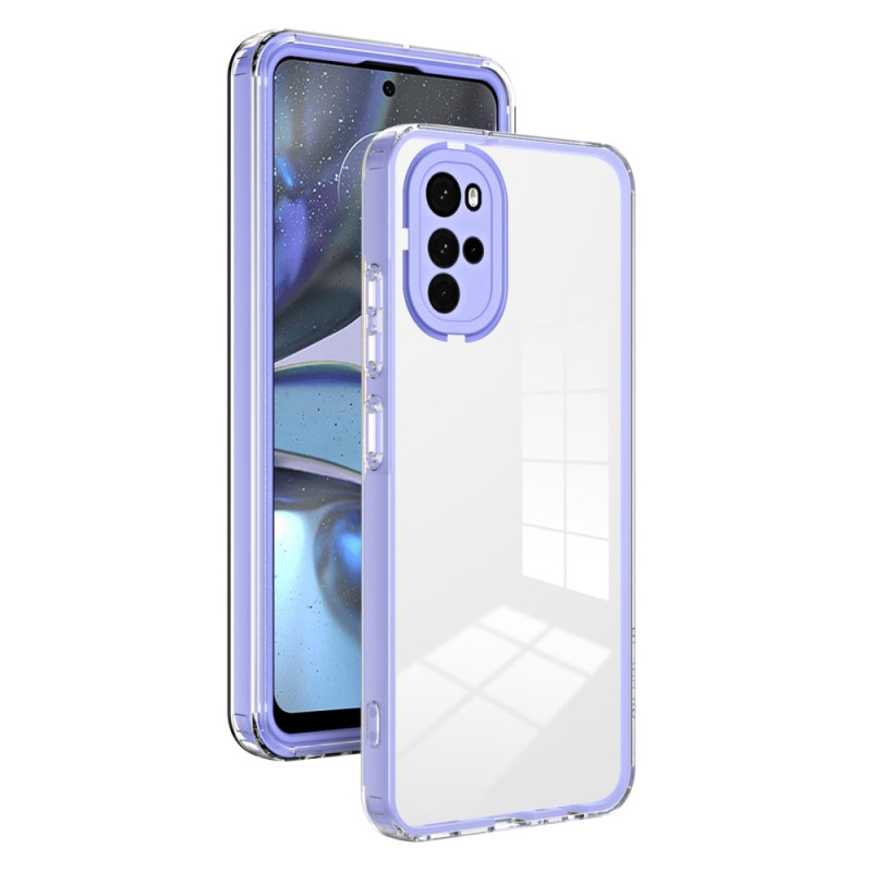 Moto G22 Clear Case Coloured Edges