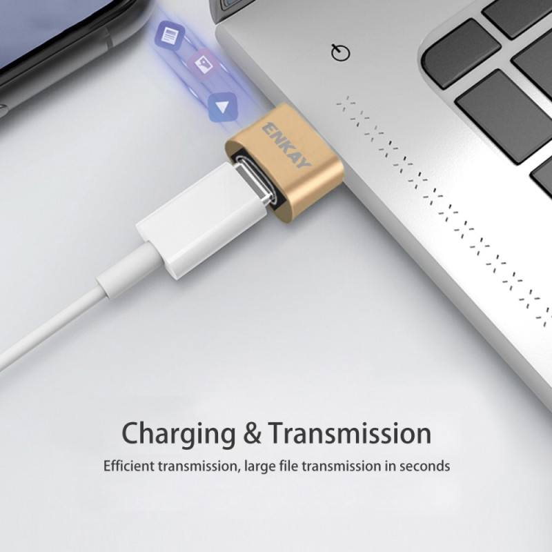 Mini USB-C Male and Female Adapter
