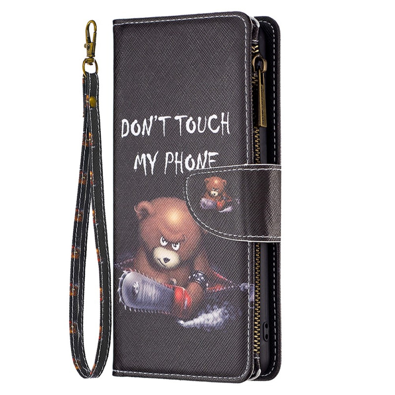 Xiaomi Redmi 12 Wallet Case Dangerous Bear