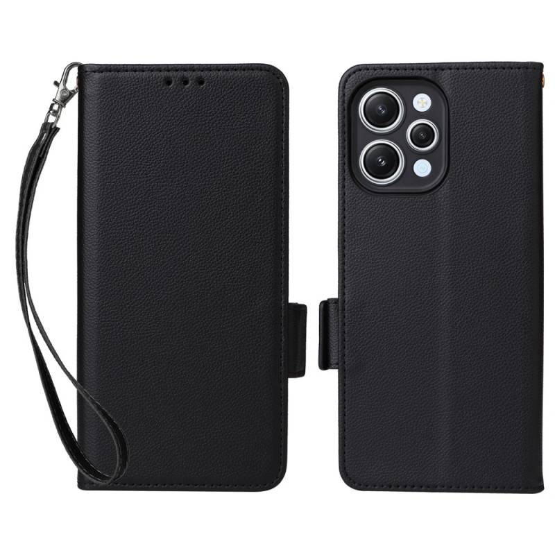 Case Xiaomi Redmi 12 / 12 5G / Poco M6 Pro 5G Style The
ather Lychee
 with Strap