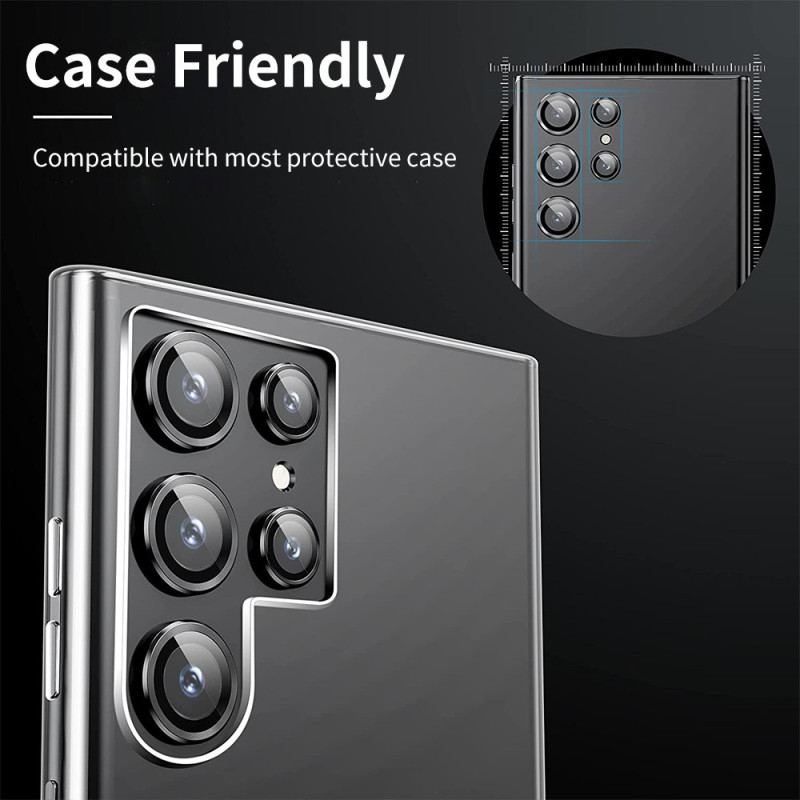 Samsung Galaxy S23 5G vitre protection écran noir - Xeptio