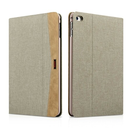 Cover iPad Mini 4 XOOMZ Tissu et Simili Cuir