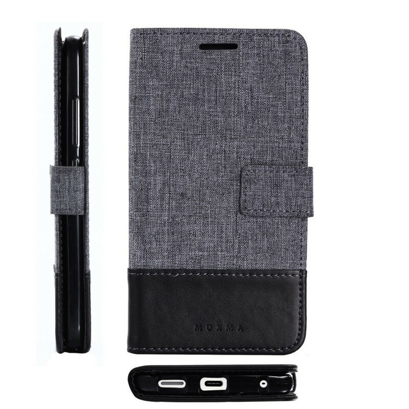 Sony Xperia L1 Muxma Fabric and Leather Effect Case