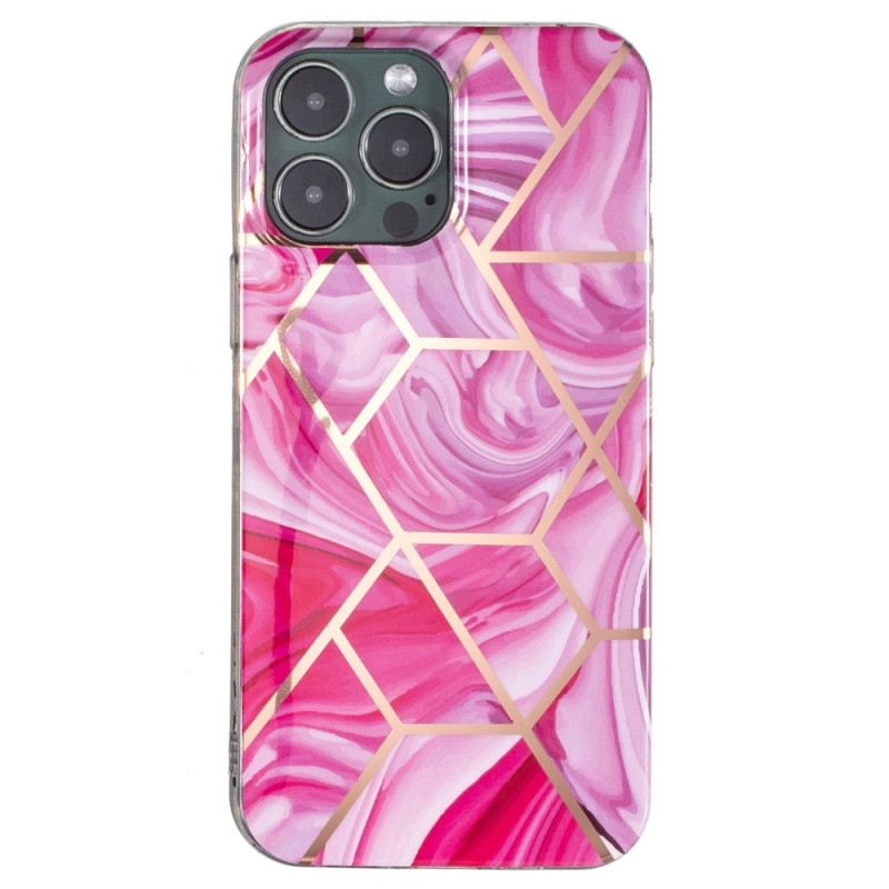 Geometric Marble iPhone 15 Pro Case