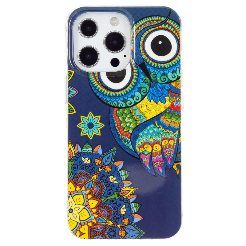 Case iPhone 15 Pro Fluorescent Owl