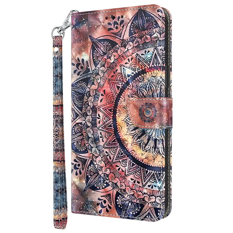 iPhone 15 Pro Mandala Strap Case