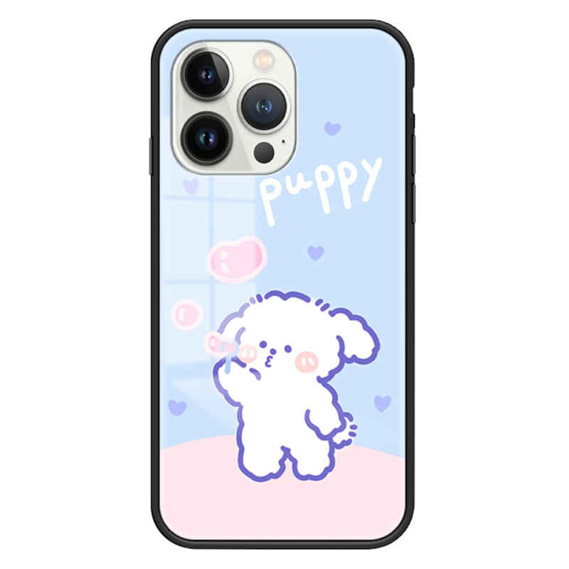 Case iPhone 15 Pro Tempered Glass Bubble Dog