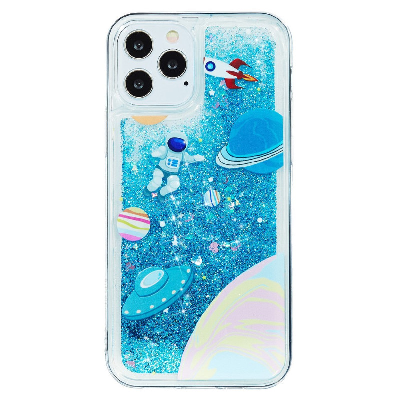 Case iPhone 15 Pro Glitter Space