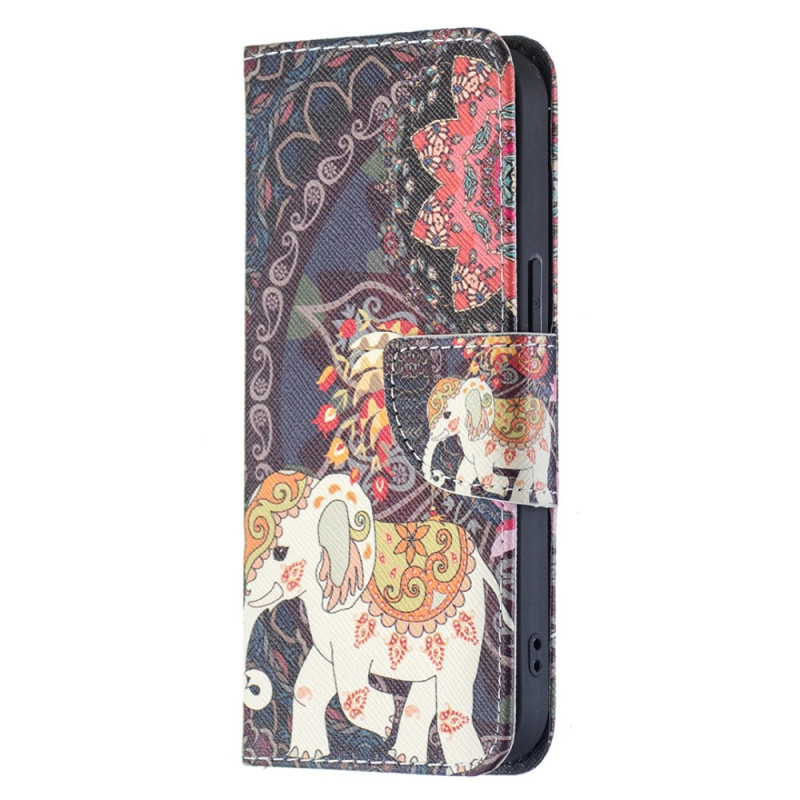 Case iPhone 15 Tribal Elephant