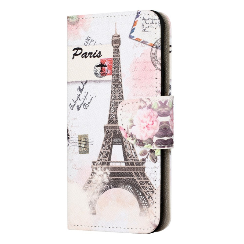 Case iPhone 15 Tour Eiffel Vintage