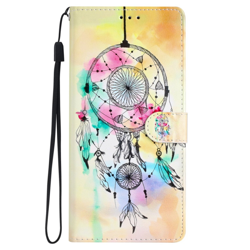 Watercolour iPhone 15 Dreamcatcher Lanyard Case