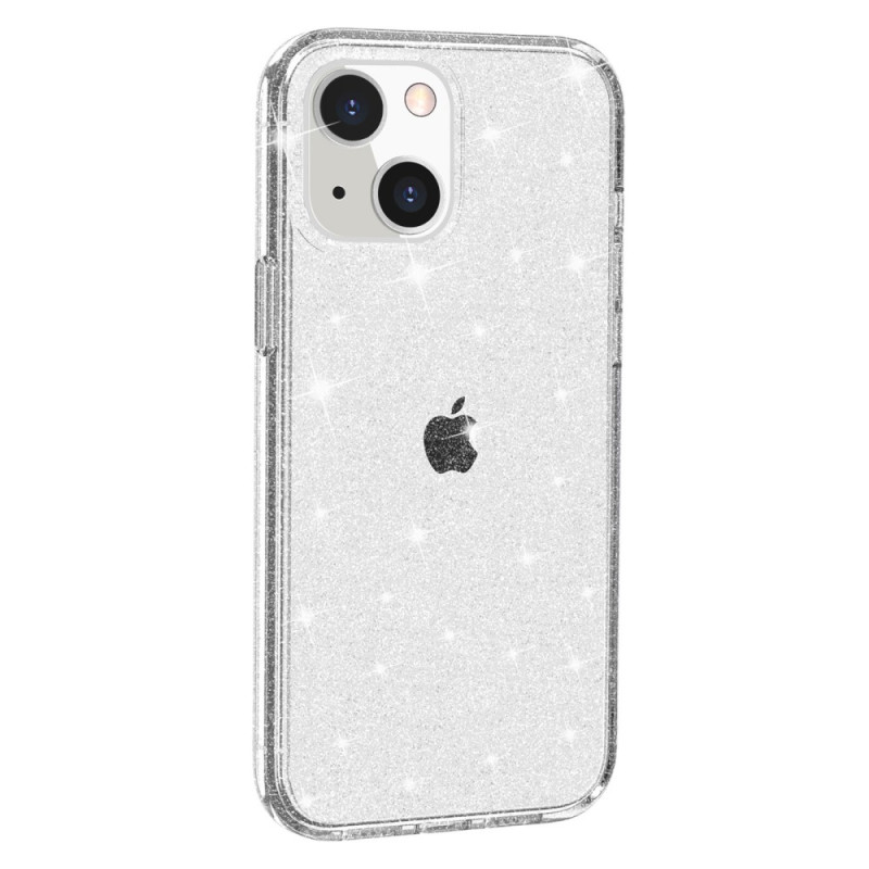 Transparent Glitter iPhone 15 Case