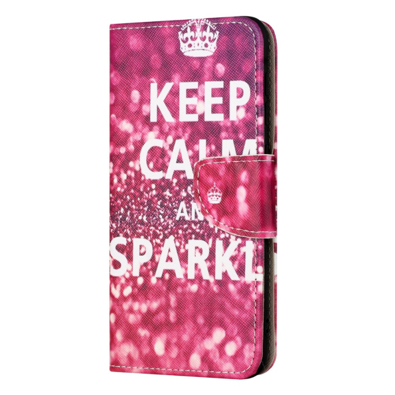 Case iPhone 15 Plus Keep Calm and Sparkle