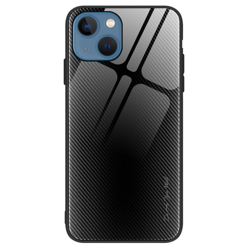 Case iPhone 15 Plus Tempered Glass Carbon Fiber