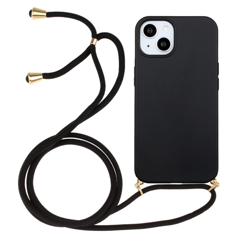 Wheat straw iPhone 15 case
 with drawstring