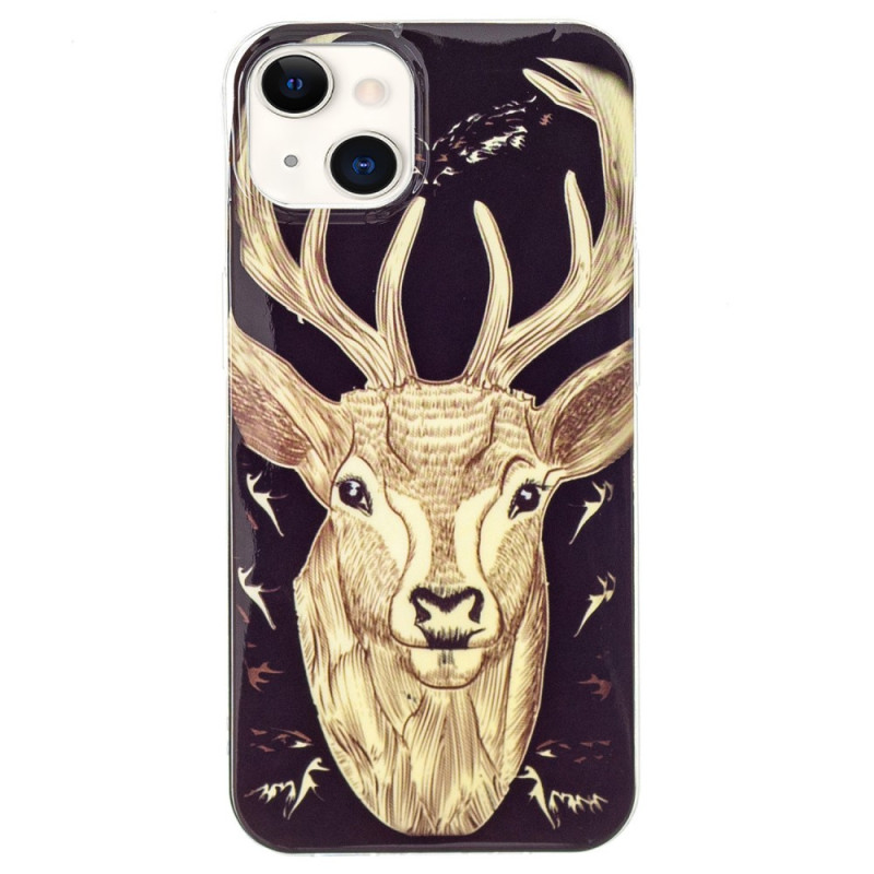 Fluorescent Stag iPhone 15 Plus Case