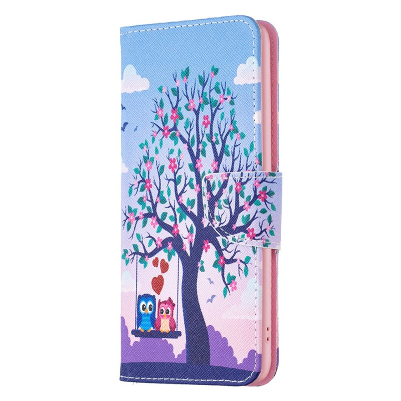 Case iPhone 15 Plus Owls on the Swing