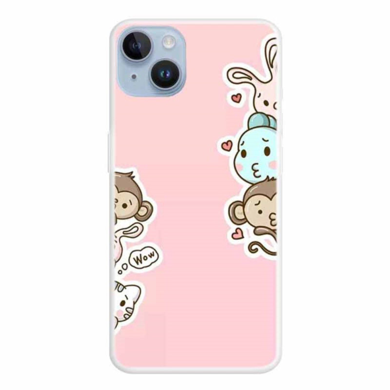 Case iPhone 15 Plus Animals Wow