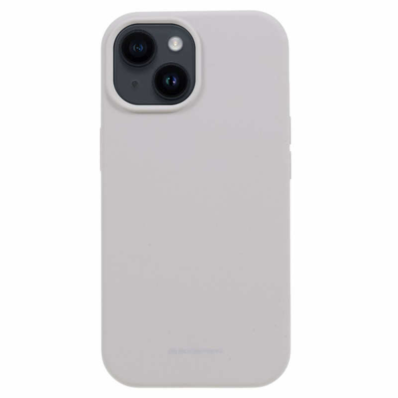 Goospery iPhone 15 Plus Liquid Silicone Case Mercury