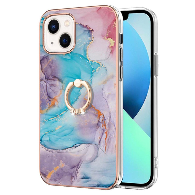 iPhone 15 Plus Case Marble Ring Stand