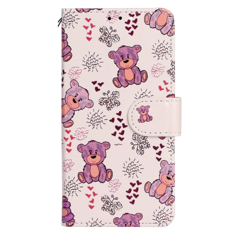 Case iPhone 15 Pro Teddy Bear with Strap