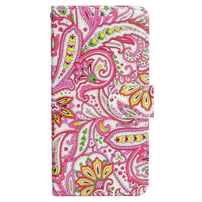 Case for iPhone 15 Pro Coloured motif with strap