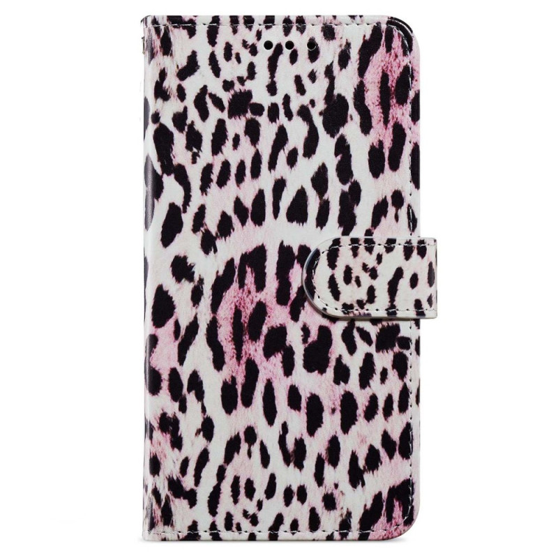 Cover Case iPhone 15 Pro Max The
opard Pattern with Strap