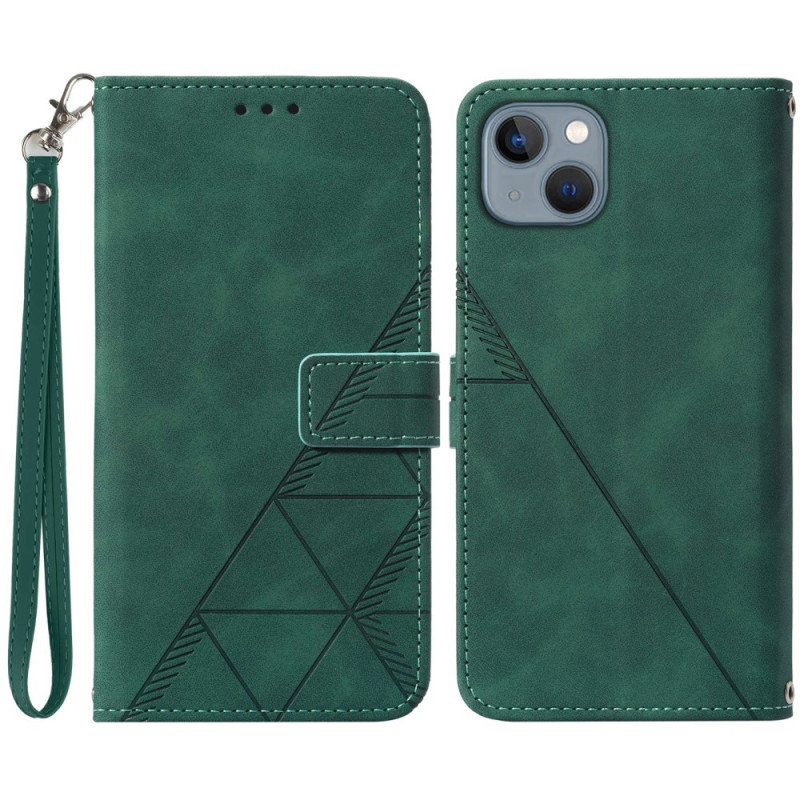 iPhone 15 Triangles Strap Case