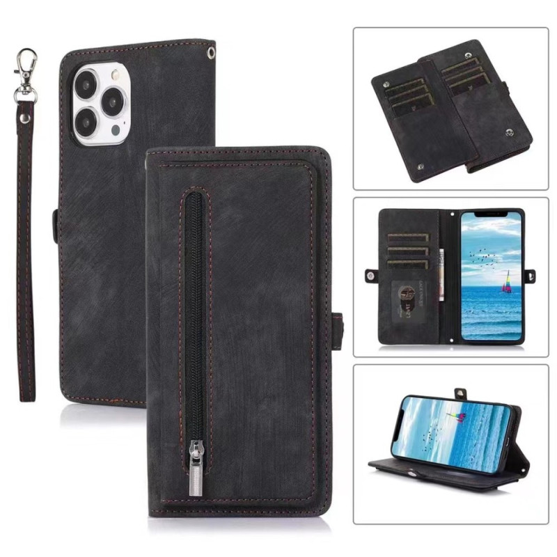 Cover for iPhone 15 Front Pouch and Lanyard