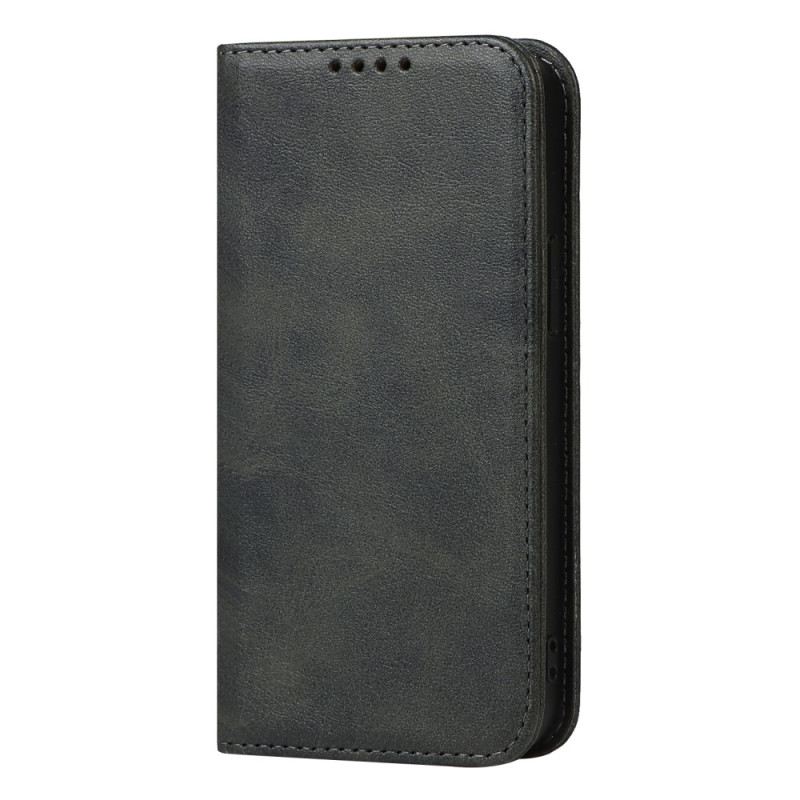 Flip Cover iPhone 15 Simili Cuir Design