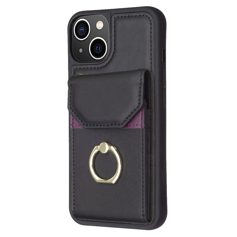 Hard Case iPhone 15 Gusseted Card Holder and Ring