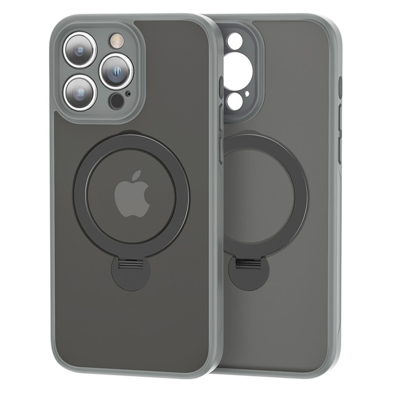 Translucent MagSafe Compatible iPhone 15 Pro Case with Stand