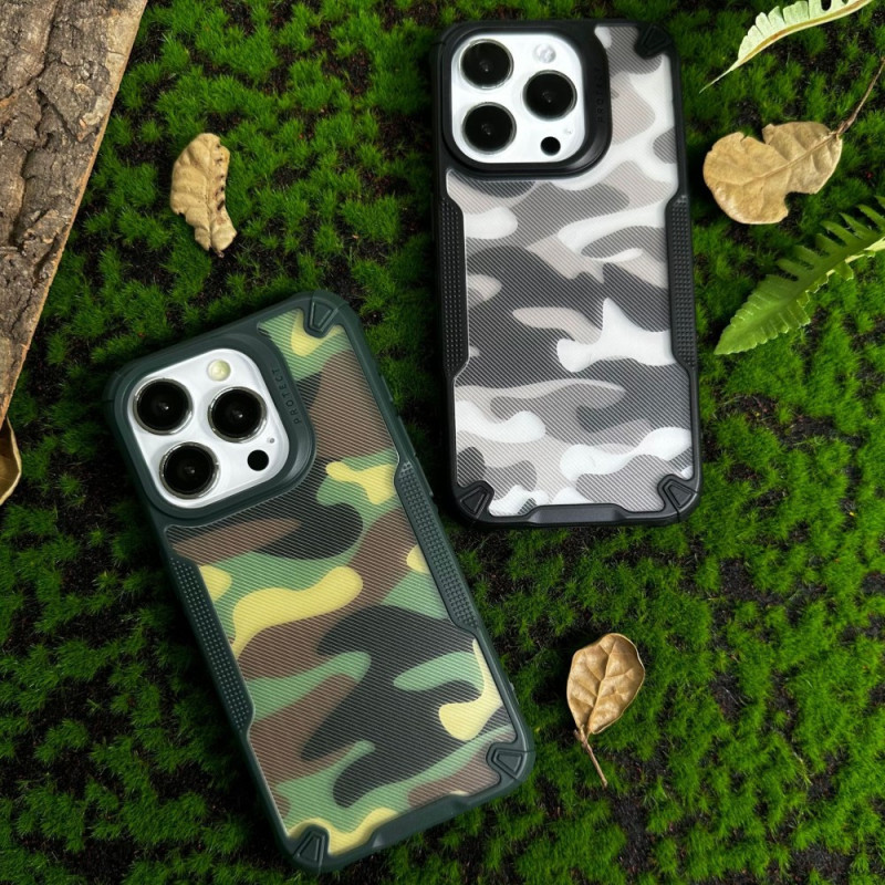 Camo Camouflage Case for GoPro Hero 12 11 10 9 Black Protective Cover Frame  Glass Screen Protector for Go Pro 9 11 Accessories