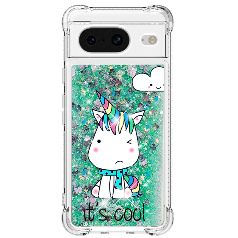 Google Pixel 8 Unicorn Glitter Case