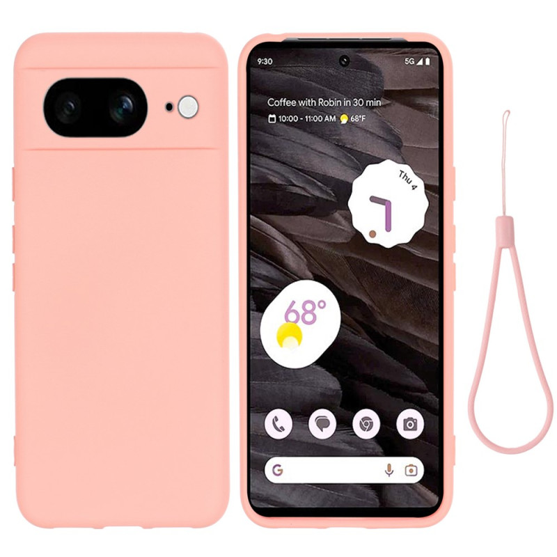 Google Pixel 8 Liquid Silicone Case with Lanyard