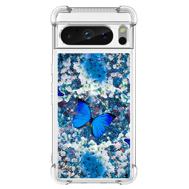 Google Pixel 8 Pro Glitter Butterfly Case