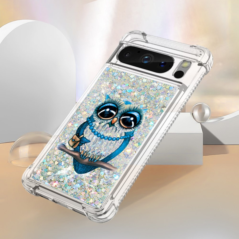 Google Pixel 8 Pro Glitter Case Miss Owl