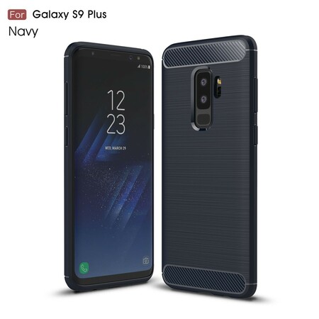Samsung Galaxy S9 Plus Brushed Carbon Fiber Case