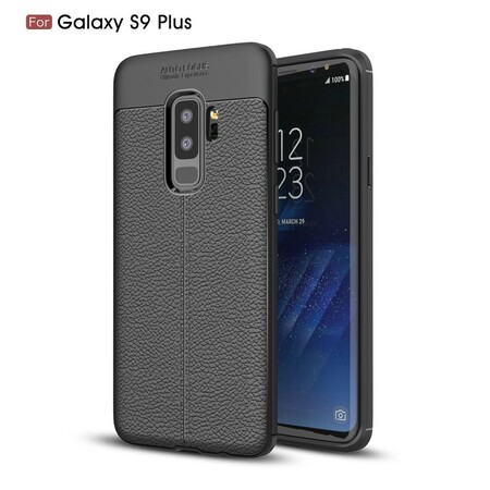 Samsung Galaxy S9 Plus Leather Case Lychee Effect Double Line