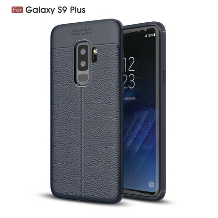 Samsung Galaxy S9 Plus Leather Case Lychee Effect Double Line