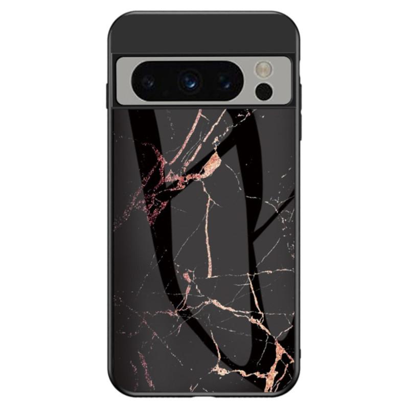 Google Pixel 8 Pro Hard Case Marble Tempered Glass