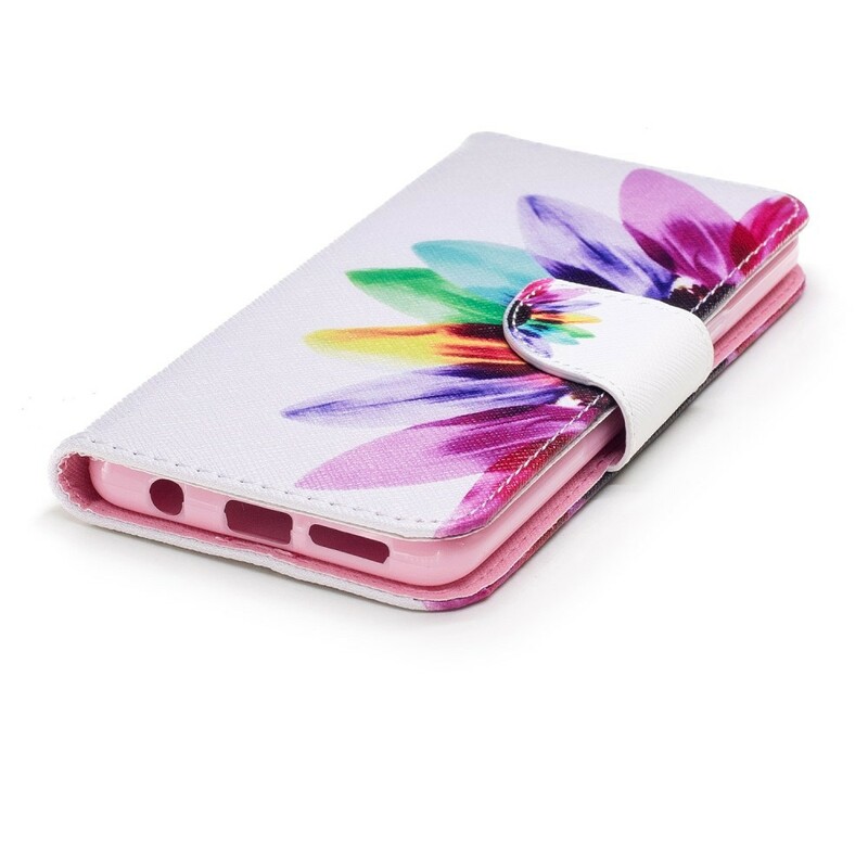 Cover Samsung Galaxy S9 Fleur Aquarelle
