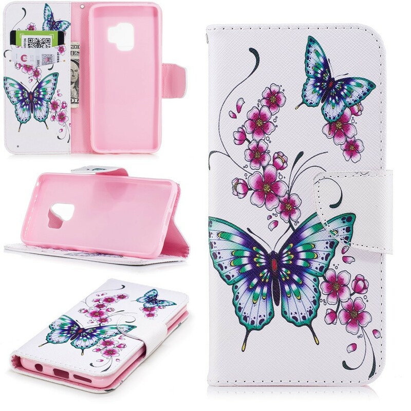 Samsung Galaxy S9 Wonderful Butterflies Case