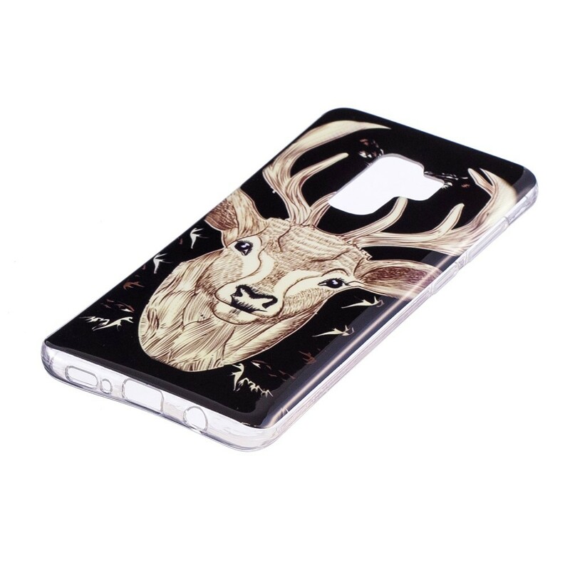 Samsung Galaxy S9 Case Majestic Fluorescent Deer